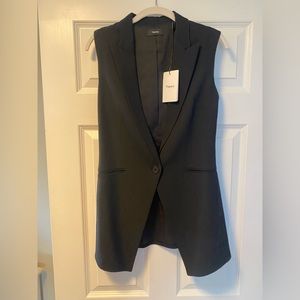 NWT Theory Black Vest. Size 2